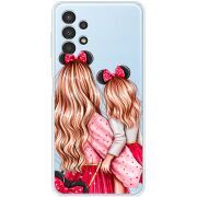 Прозрачный чехол BoxFace Samsung Galaxy A13 4G (A135) Mouse Girls