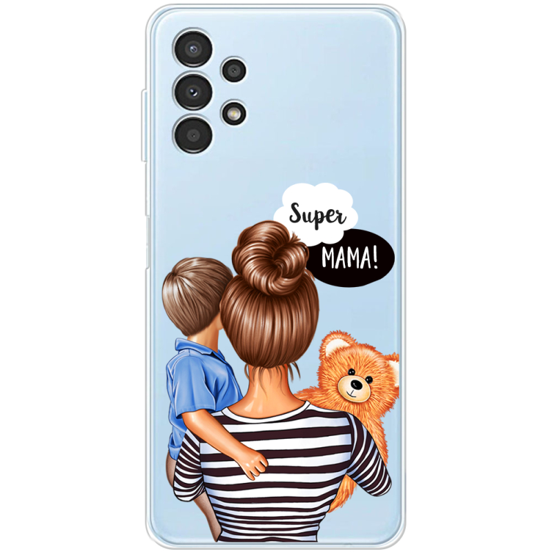 Прозрачный чехол BoxFace Samsung Galaxy A13 4G (A135) Super Mama and Son