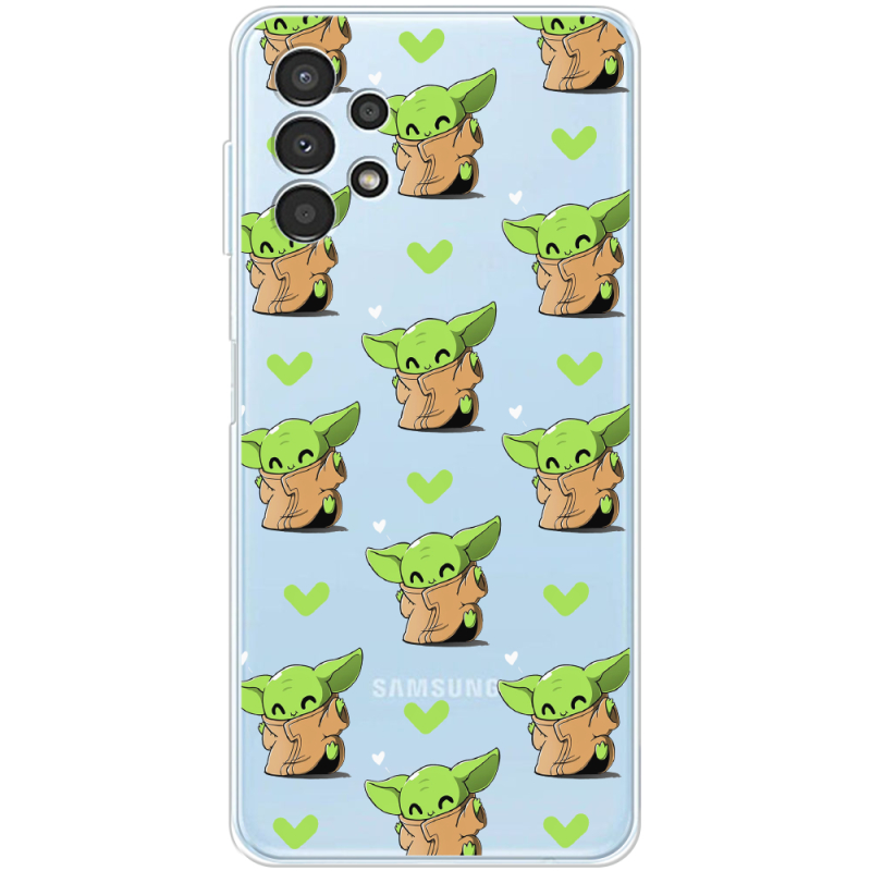 Прозрачный чехол BoxFace Samsung Galaxy A13 4G (A135) Pattern Baby Yoda