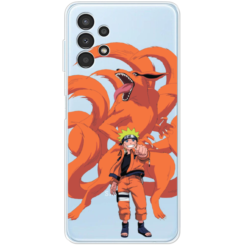 Прозрачный чехол BoxFace Samsung Galaxy A13 4G (A135) Naruto and Kurama