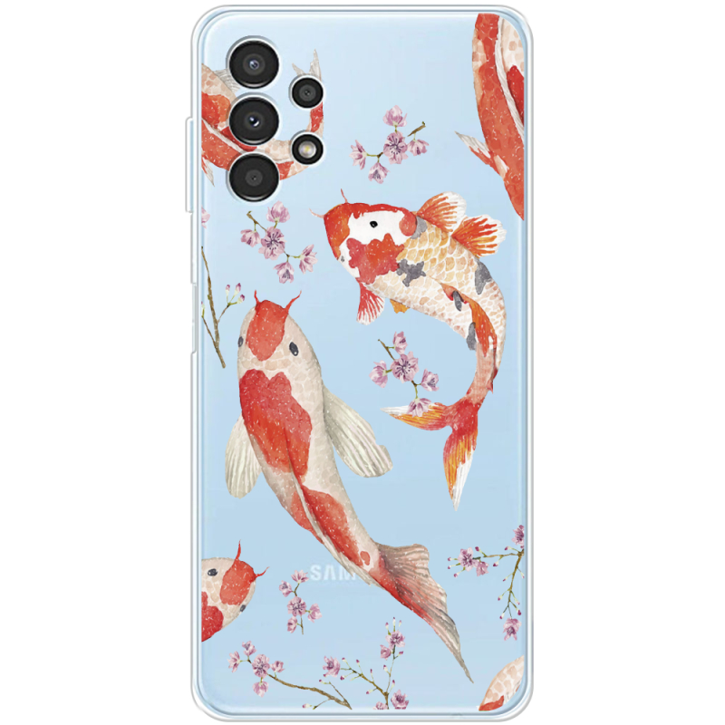 Прозрачный чехол BoxFace Samsung Galaxy A13 4G (A135) Japanese Koi Fish