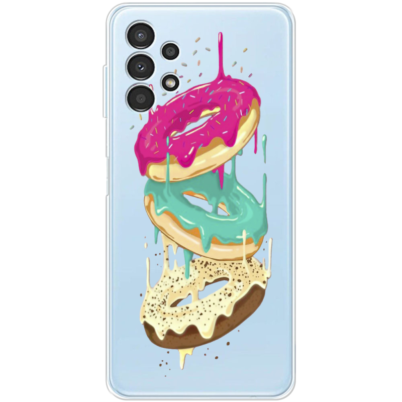 Прозрачный чехол BoxFace Samsung Galaxy A13 4G (A135) Donuts