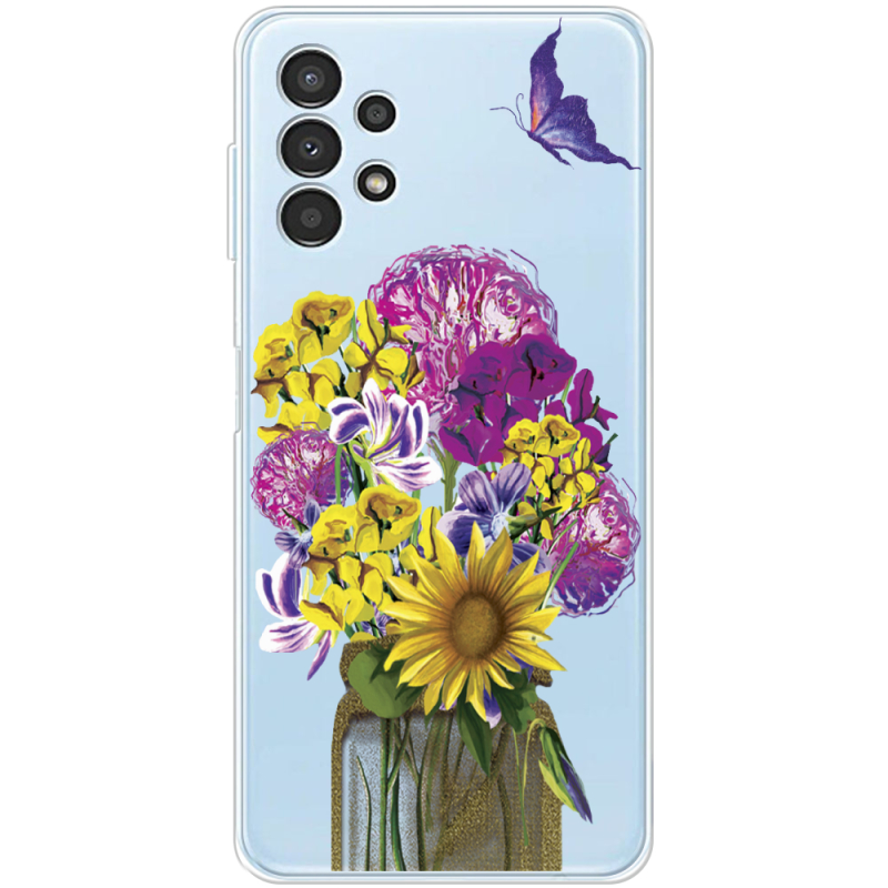 Прозрачный чехол BoxFace Samsung Galaxy A13 4G (A135) My Bouquet