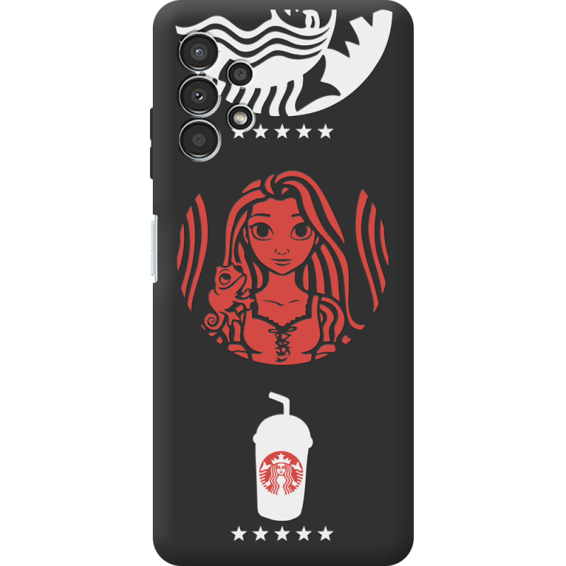 Черный чехол BoxFace Samsung Galaxy A13 4G (A135) RedWhite Coffee