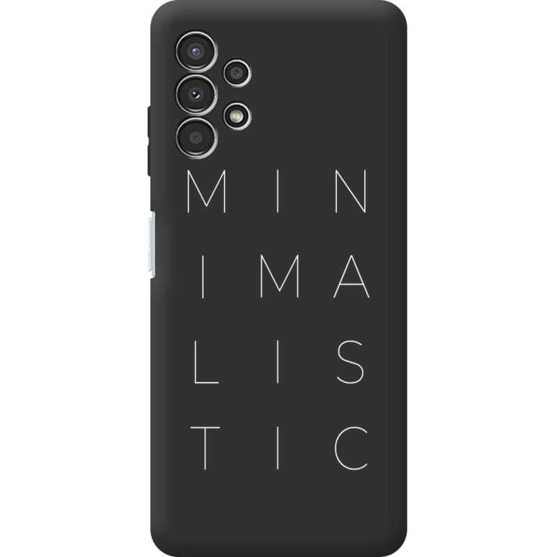 Черный чехол BoxFace Samsung Galaxy A13 4G (A135) Minimalistic