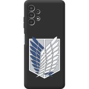 Черный чехол BoxFace Samsung Galaxy A13 4G (A135) Атака Титанов Крылья Свободы