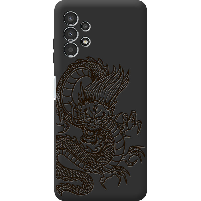 Черный чехол BoxFace Samsung Galaxy A13 4G (A135) Chinese Dragon