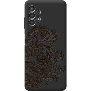 Черный чехол BoxFace Samsung Galaxy A13 4G (A135) Chinese Dragon
