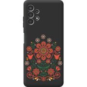 Черный чехол BoxFace Samsung Galaxy A13 4G (A135) Ukrainian Ornament