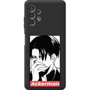 Черный чехол BoxFace Samsung Galaxy A13 4G (A135) Attack On Titan - Ackerman