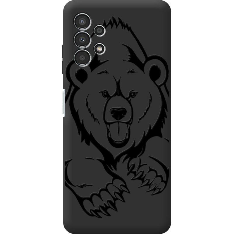 Черный чехол BoxFace Samsung Galaxy A13 4G (A135) Grizzly Bear