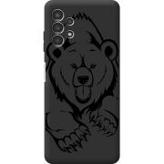 Черный чехол BoxFace Samsung Galaxy A13 4G (A135) Grizzly Bear