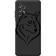 Черный чехол BoxFace Samsung Galaxy A13 4G (A135) Wolf