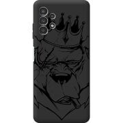 Черный чехол BoxFace Samsung Galaxy A13 4G (A135) Bear King