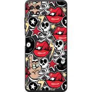 Черный чехол BoxFace Samsung Galaxy A22 5G (A226) Rock Graffiti