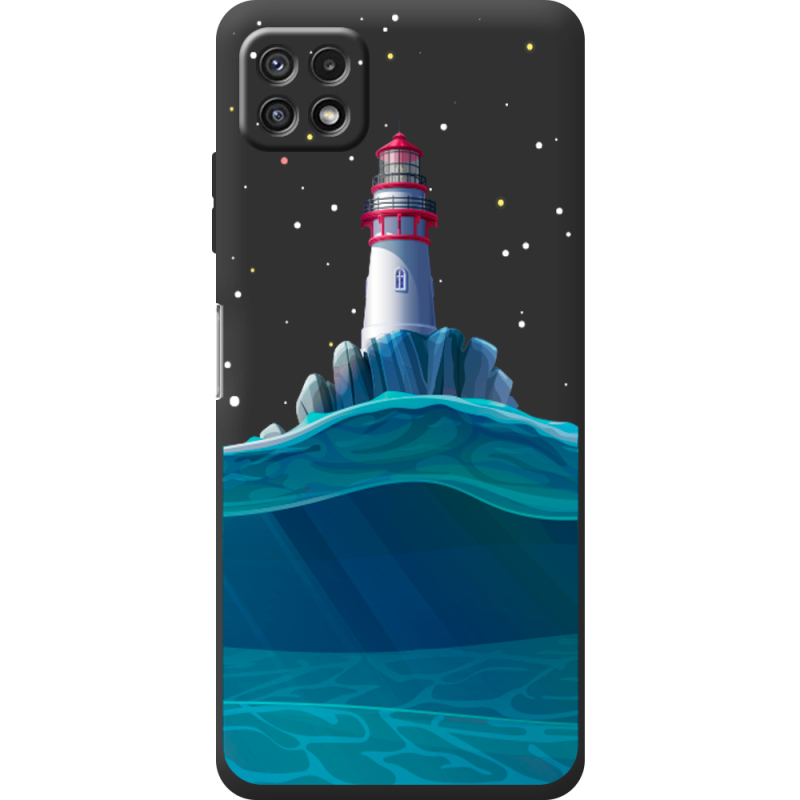 Черный чехол BoxFace Samsung Galaxy A22 5G (A226) Lighthouse