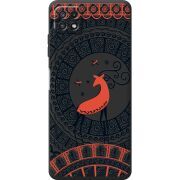 Черный чехол BoxFace Samsung Galaxy A22 5G (A226) Ornament