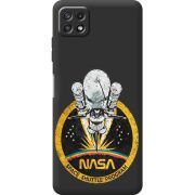 Черный чехол BoxFace Samsung Galaxy A22 5G (A226) NASA Spaceship