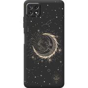 Черный чехол BoxFace Samsung Galaxy A22 5G (A226) Moon