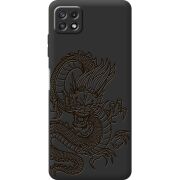 Черный чехол BoxFace Samsung Galaxy A22 5G (A226) Chinese Dragon
