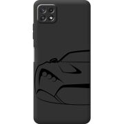 Черный чехол BoxFace Samsung Galaxy A22 5G (A226) Sportcar