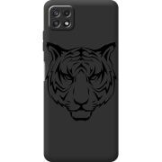Черный чехол BoxFace Samsung Galaxy A22 5G (A226) Tiger