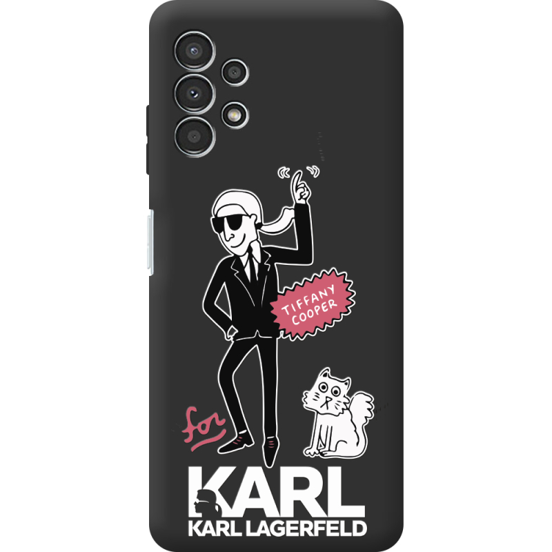 Черный чехол BoxFace Samsung Galaxy A32 5G (A326) For Karl