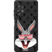 Черный чехол BoxFace Samsung Galaxy A32 5G (A326) looney bunny