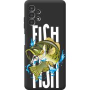 Черный чехол BoxFace Samsung Galaxy A32 5G (A326) Fish