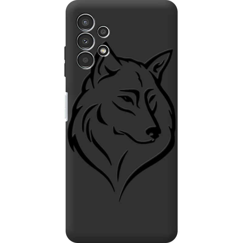 Черный чехол BoxFace Samsung Galaxy A32 5G (A326) Wolf