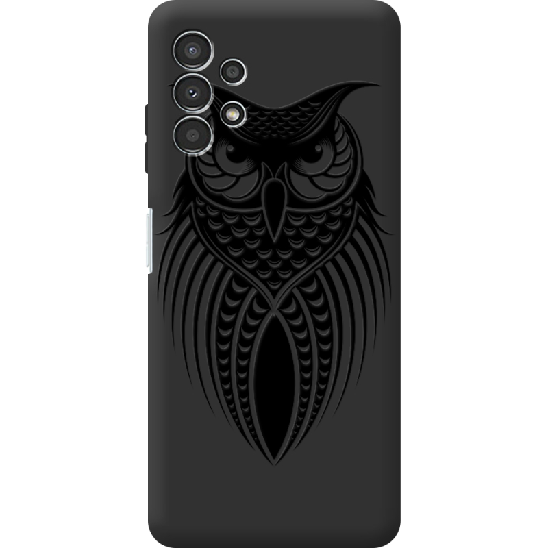 Черный чехол BoxFace Samsung Galaxy A32 5G (A326) Owl