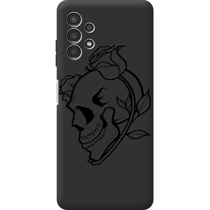 Черный чехол BoxFace Samsung Galaxy A32 5G (A326) Skull and Roses