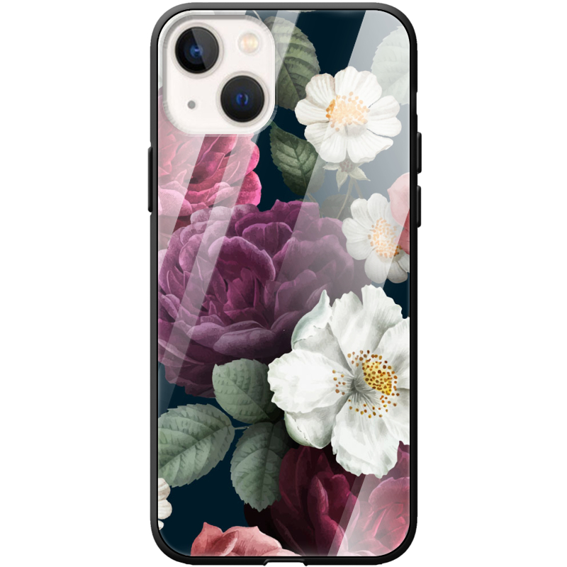 Защитный чехол BoxFace Glossy Panel Apple iPhone 13 Peonies