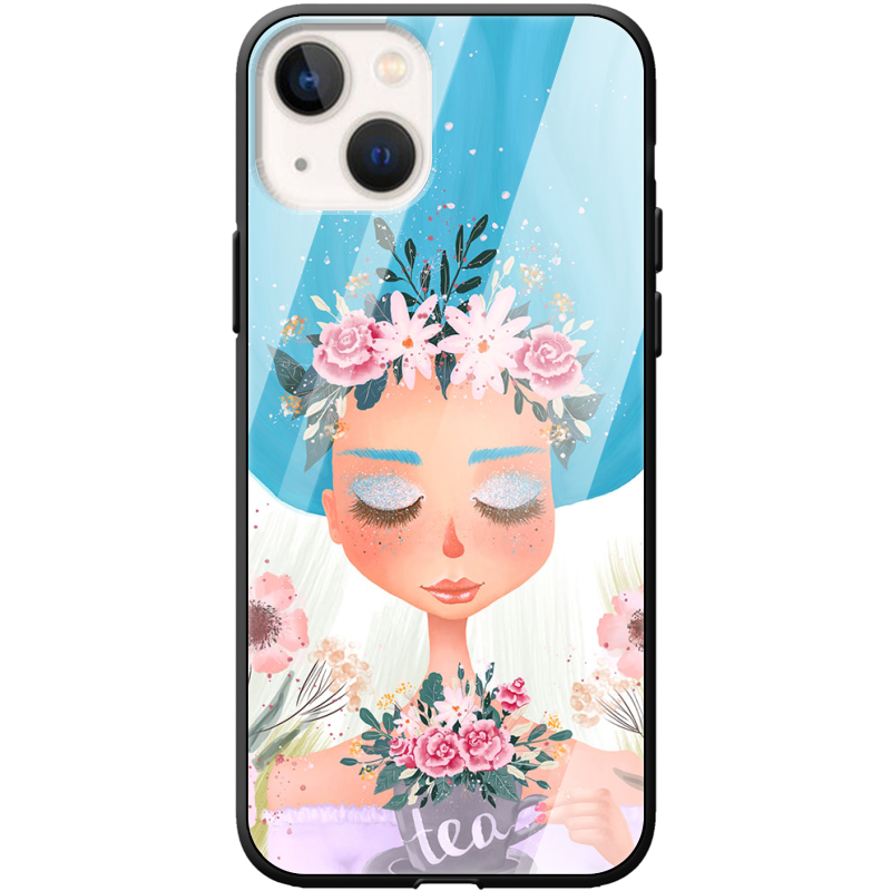 Защитный чехол BoxFace Glossy Panel Apple iPhone 13 Tea Girl