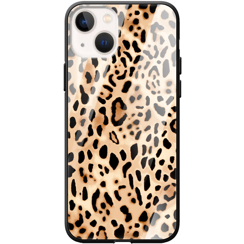 Защитный чехол BoxFace Glossy Panel Apple iPhone 13 Leopard Print