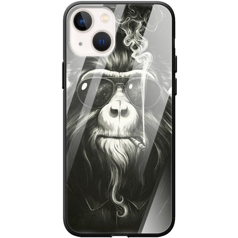 Защитный чехол BoxFace Glossy Panel Apple iPhone 13 Smokey Monkey