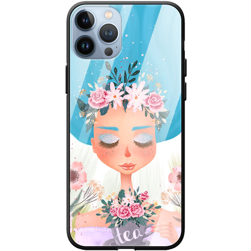 Защитный чехол BoxFace Glossy Panel Apple iPhone 13 Pro Tea Girl