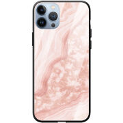 Защитный чехол BoxFace Glossy Panel Apple iPhone 13 Pro Pink Marble