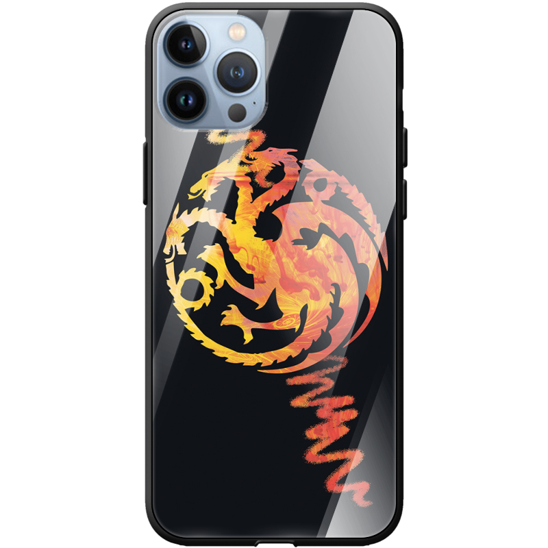 Защитный чехол BoxFace Glossy Panel Apple iPhone 13 Pro Dragons Thrones