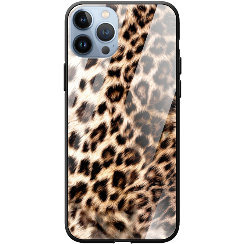 Защитный чехол BoxFace Glossy Panel Apple iPhone 13 Pro Leopard Fur