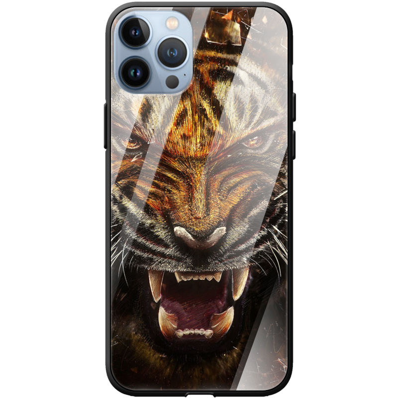 Защитный чехол BoxFace Glossy Panel Apple iPhone 13 Pro Tiger