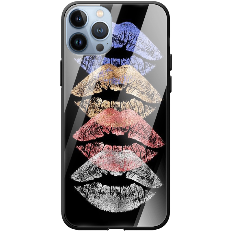 Защитный чехол BoxFace Glossy Panel Apple iPhone 13 Pro Lips