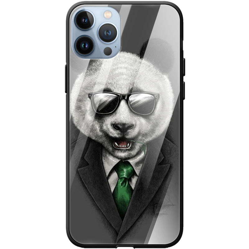 Защитный чехол BoxFace Glossy Panel Apple iPhone 13 Pro Max Cool Panda