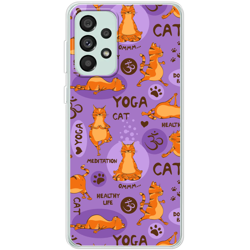 Чехол BoxFace Samsung Galaxy A73 (A736)  Yoga Cat