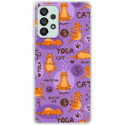 Чехол BoxFace Samsung Galaxy A73 (A736)  Yoga Cat