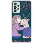 Чехол BoxFace Samsung Galaxy A73 (A736)  Girl and deer