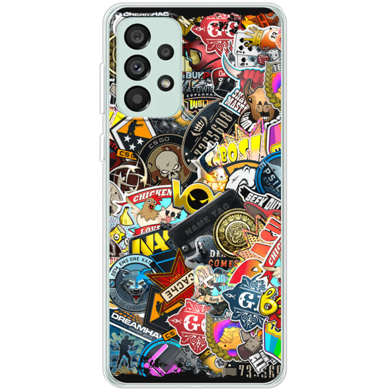 Чехол BoxFace Samsung Galaxy A73 (A736)  CS:Go Stickerbombing