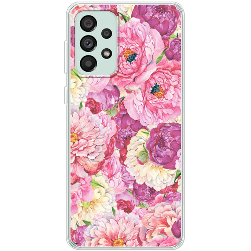 Чехол BoxFace Samsung Galaxy A73 (A736)  Pink Peonies