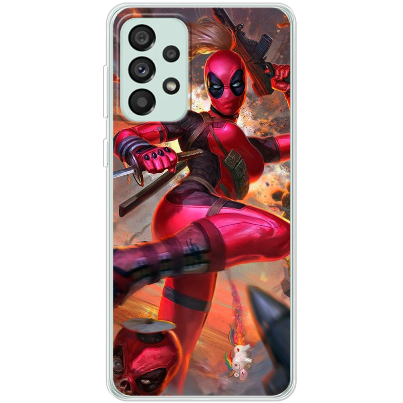 Чехол BoxFace Samsung Galaxy A73 (A736)  Woman Deadpool