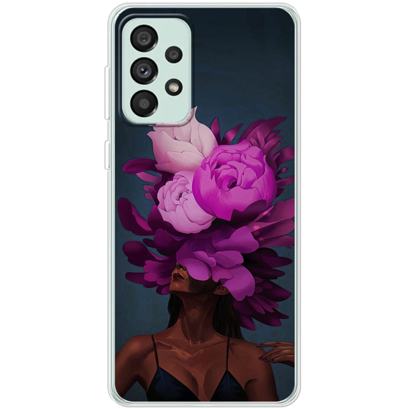 Чехол BoxFace Samsung Galaxy A73 (A736)  Exquisite Purple Flowers